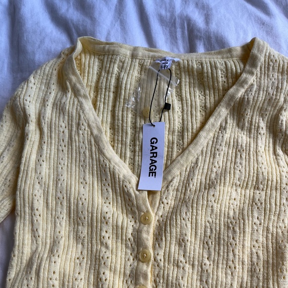 Garage knit cropped cardigan - Picture 3 of 3